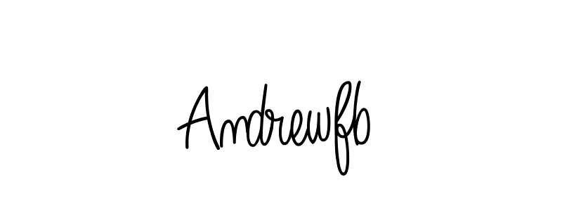 if you are searching for the best signature style for your name Andrewfb. so please give up your signature search. here we have designed multiple signature styles  using Angelique-Rose-font-FFP. Andrewfb signature style 5 images and pictures png