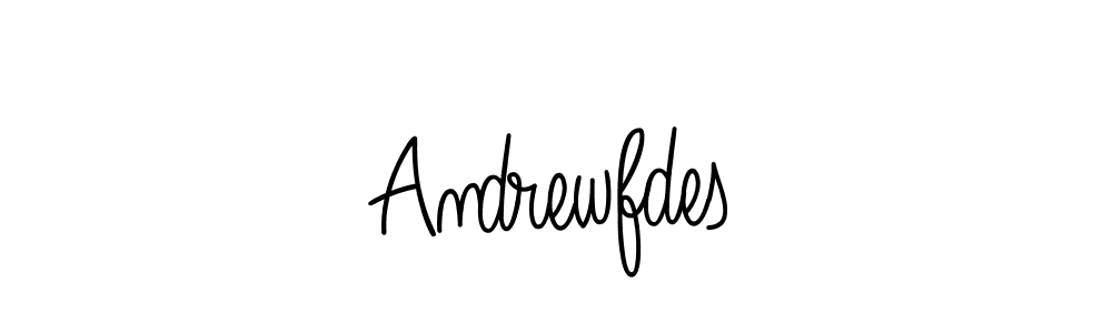 Make a beautiful signature design for name Andrewfdes. Use this online signature maker to create a handwritten signature for free. Andrewfdes signature style 5 images and pictures png