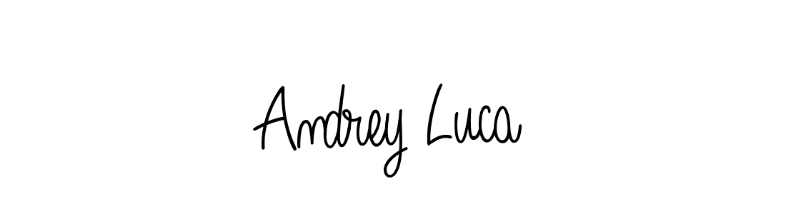 Create a beautiful signature design for name Andrey Luca. With this signature (Angelique-Rose-font-FFP) fonts, you can make a handwritten signature for free. Andrey Luca signature style 5 images and pictures png