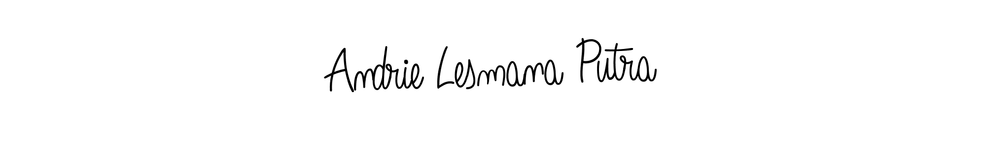 How to Draw Andrie Lesmana Putra signature style? Angelique-Rose-font-FFP is a latest design signature styles for name Andrie Lesmana Putra. Andrie Lesmana Putra signature style 5 images and pictures png