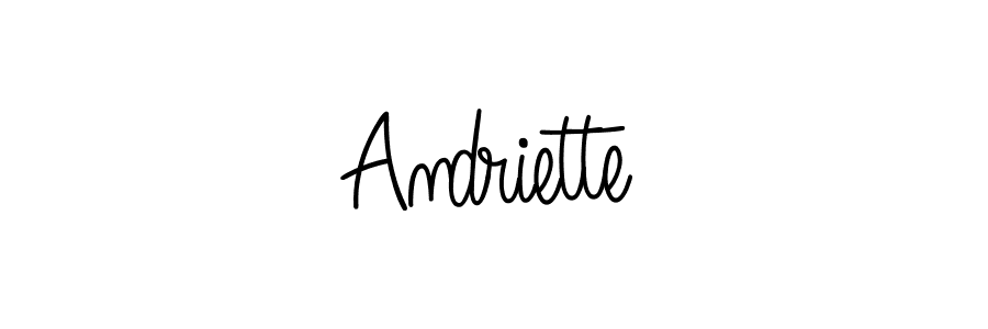 Similarly Angelique-Rose-font-FFP is the best handwritten signature design. Signature creator online .You can use it as an online autograph creator for name Andriette. Andriette signature style 5 images and pictures png