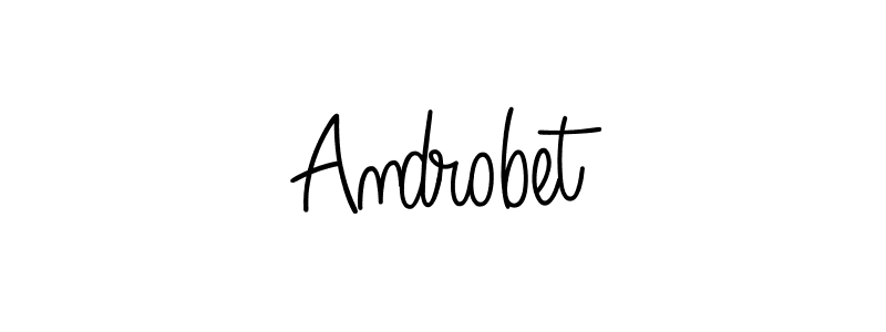 Once you've used our free online signature maker to create your best signature Angelique-Rose-font-FFP style, it's time to enjoy all of the benefits that Androbet name signing documents. Androbet signature style 5 images and pictures png