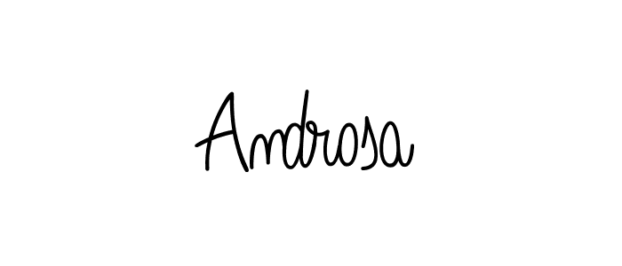 Androsa stylish signature style. Best Handwritten Sign (Angelique-Rose-font-FFP) for my name. Handwritten Signature Collection Ideas for my name Androsa. Androsa signature style 5 images and pictures png