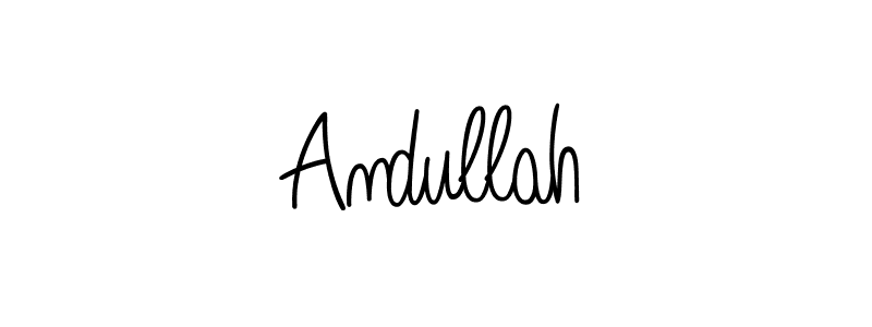 It looks lik you need a new signature style for name Andullah. Design unique handwritten (Angelique-Rose-font-FFP) signature with our free signature maker in just a few clicks. Andullah signature style 5 images and pictures png