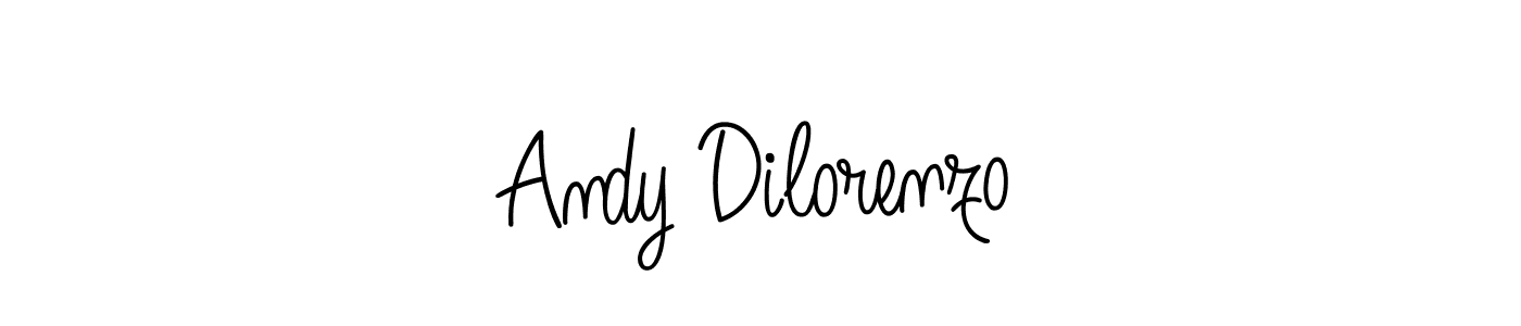 Design your own signature with our free online signature maker. With this signature software, you can create a handwritten (Angelique-Rose-font-FFP) signature for name Andy Dilorenzo. Andy Dilorenzo signature style 5 images and pictures png
