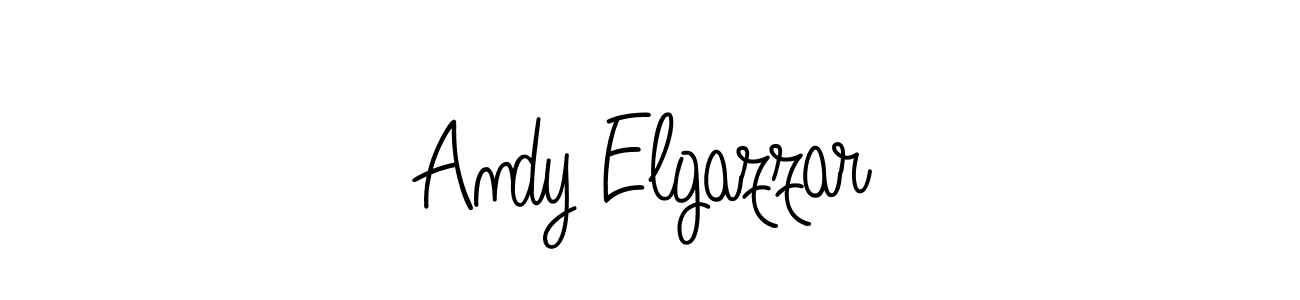 You should practise on your own different ways (Angelique-Rose-font-FFP) to write your name (Andy Elgazzar) in signature. don't let someone else do it for you. Andy Elgazzar signature style 5 images and pictures png