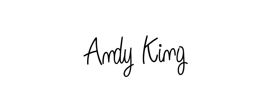 How to make Andy King name signature. Use Angelique-Rose-font-FFP style for creating short signs online. This is the latest handwritten sign. Andy King signature style 5 images and pictures png