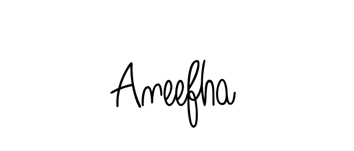 Also we have Aneefha name is the best signature style. Create professional handwritten signature collection using Angelique-Rose-font-FFP autograph style. Aneefha signature style 5 images and pictures png