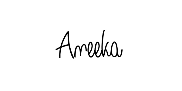 How to Draw Aneeka signature style? Angelique-Rose-font-FFP is a latest design signature styles for name Aneeka. Aneeka signature style 5 images and pictures png