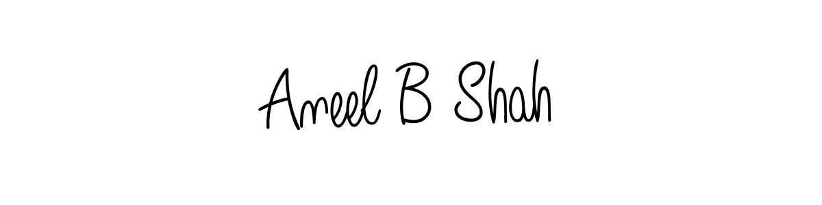 Make a beautiful signature design for name Aneel B Shah. Use this online signature maker to create a handwritten signature for free. Aneel B Shah signature style 5 images and pictures png