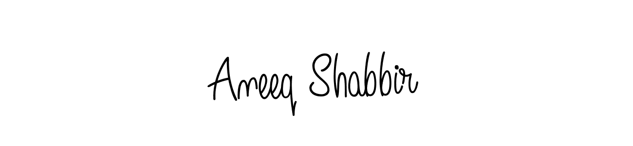 How to Draw Aneeq Shabbir signature style? Angelique-Rose-font-FFP is a latest design signature styles for name Aneeq Shabbir. Aneeq Shabbir signature style 5 images and pictures png