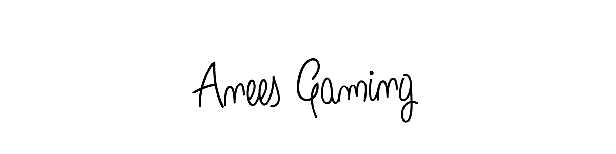 Design your own signature with our free online signature maker. With this signature software, you can create a handwritten (Angelique-Rose-font-FFP) signature for name Anees Gaming. Anees Gaming signature style 5 images and pictures png