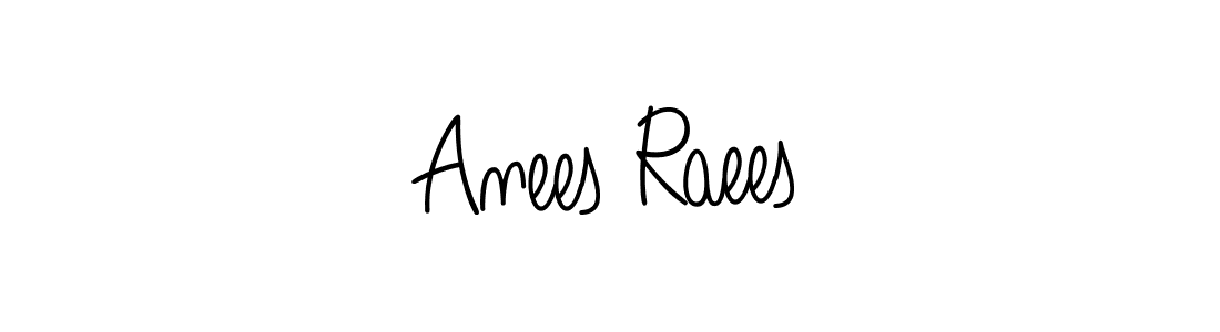 Design your own signature with our free online signature maker. With this signature software, you can create a handwritten (Angelique-Rose-font-FFP) signature for name Anees Raees. Anees Raees signature style 5 images and pictures png