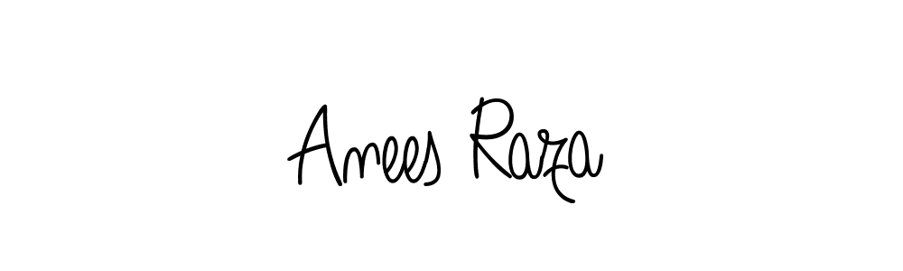 You should practise on your own different ways (Angelique-Rose-font-FFP) to write your name (Anees Raza) in signature. don't let someone else do it for you. Anees Raza signature style 5 images and pictures png