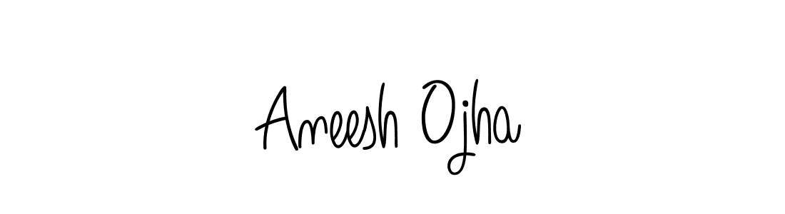 How to make Aneesh Ojha signature? Angelique-Rose-font-FFP is a professional autograph style. Create handwritten signature for Aneesh Ojha name. Aneesh Ojha signature style 5 images and pictures png