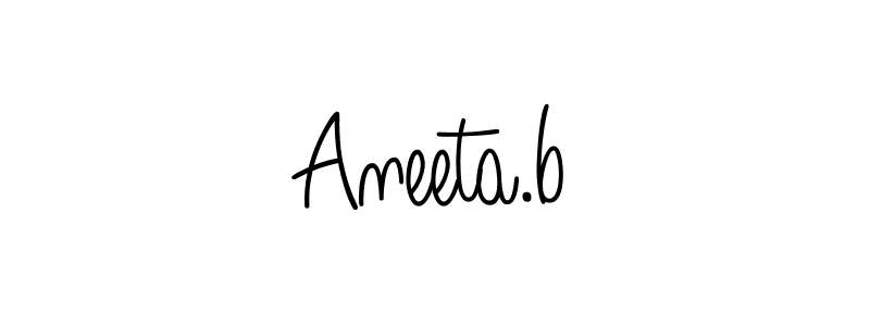 Also You can easily find your signature by using the search form. We will create Aneeta.b name handwritten signature images for you free of cost using Angelique-Rose-font-FFP sign style. Aneeta.b signature style 5 images and pictures png