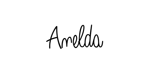 You should practise on your own different ways (Angelique-Rose-font-FFP) to write your name (Anelda) in signature. don't let someone else do it for you. Anelda signature style 5 images and pictures png
