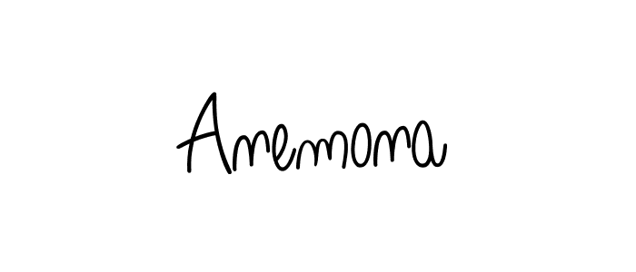 Create a beautiful signature design for name Anemona. With this signature (Angelique-Rose-font-FFP) fonts, you can make a handwritten signature for free. Anemona signature style 5 images and pictures png