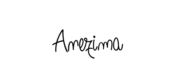 Make a beautiful signature design for name Anezima. With this signature (Angelique-Rose-font-FFP) style, you can create a handwritten signature for free. Anezima signature style 5 images and pictures png