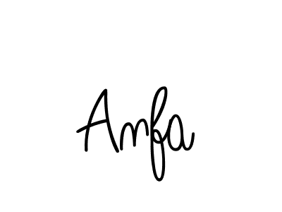 if you are searching for the best signature style for your name Anfa. so please give up your signature search. here we have designed multiple signature styles  using Angelique-Rose-font-FFP. Anfa signature style 5 images and pictures png