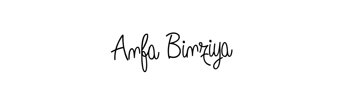 Check out images of Autograph of Anfa Binziya name. Actor Anfa Binziya Signature Style. Angelique-Rose-font-FFP is a professional sign style online. Anfa Binziya signature style 5 images and pictures png