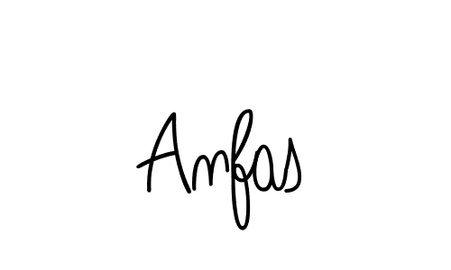 Use a signature maker to create a handwritten signature online. With this signature software, you can design (Angelique-Rose-font-FFP) your own signature for name Anfas. Anfas signature style 5 images and pictures png