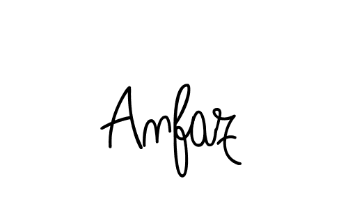 Make a beautiful signature design for name Anfaz. Use this online signature maker to create a handwritten signature for free. Anfaz signature style 5 images and pictures png