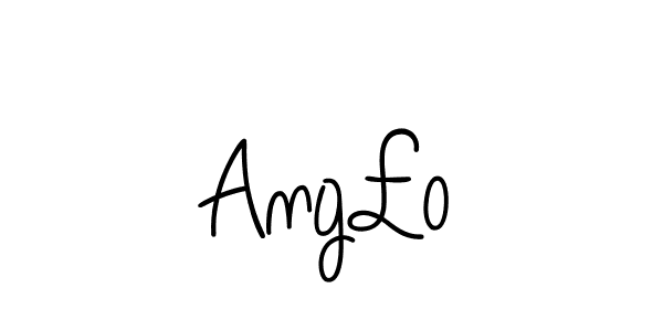 The best way (Angelique-Rose-font-FFP) to make a short signature is to pick only two or three words in your name. The name Ang£o include a total of six letters. For converting this name. Ang£o signature style 5 images and pictures png