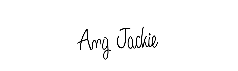 Here are the top 10 professional signature styles for the name Ang Jackie. These are the best autograph styles you can use for your name. Ang Jackie signature style 5 images and pictures png