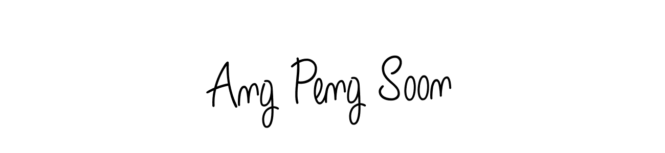 How to make Ang Peng Soon signature? Angelique-Rose-font-FFP is a professional autograph style. Create handwritten signature for Ang Peng Soon name. Ang Peng Soon signature style 5 images and pictures png