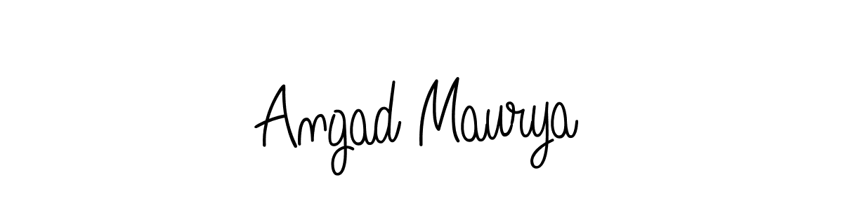 Here are the top 10 professional signature styles for the name Angad Maurya. These are the best autograph styles you can use for your name. Angad Maurya signature style 5 images and pictures png