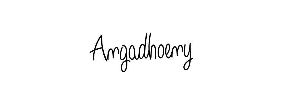 Here are the top 10 professional signature styles for the name Angadhoeny. These are the best autograph styles you can use for your name. Angadhoeny signature style 5 images and pictures png