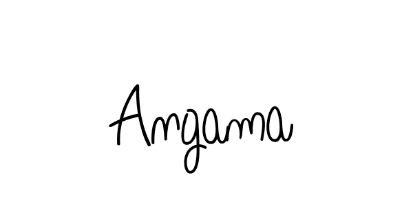 How to make Angama signature? Angelique-Rose-font-FFP is a professional autograph style. Create handwritten signature for Angama name. Angama signature style 5 images and pictures png