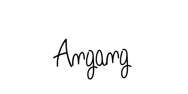 Use a signature maker to create a handwritten signature online. With this signature software, you can design (Angelique-Rose-font-FFP) your own signature for name Angang. Angang signature style 5 images and pictures png