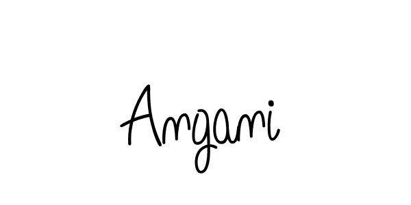 Make a beautiful signature design for name Angani. With this signature (Angelique-Rose-font-FFP) style, you can create a handwritten signature for free. Angani signature style 5 images and pictures png