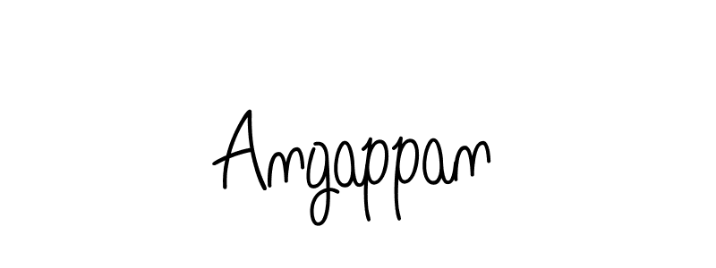 Make a beautiful signature design for name Angappan. With this signature (Angelique-Rose-font-FFP) style, you can create a handwritten signature for free. Angappan signature style 5 images and pictures png