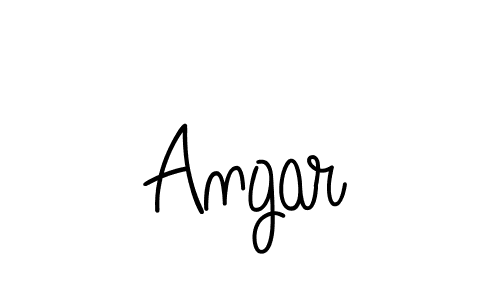 Design your own signature with our free online signature maker. With this signature software, you can create a handwritten (Angelique-Rose-font-FFP) signature for name Angar. Angar signature style 5 images and pictures png