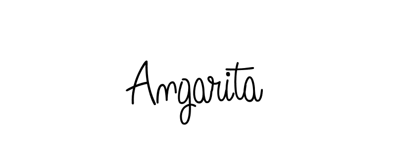 Create a beautiful signature design for name Angarita. With this signature (Angelique-Rose-font-FFP) fonts, you can make a handwritten signature for free. Angarita signature style 5 images and pictures png