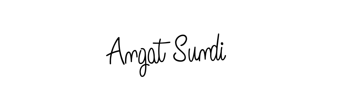 Make a beautiful signature design for name Angat Sundi. Use this online signature maker to create a handwritten signature for free. Angat Sundi signature style 5 images and pictures png