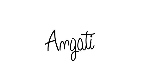 Make a beautiful signature design for name Angati. Use this online signature maker to create a handwritten signature for free. Angati signature style 5 images and pictures png