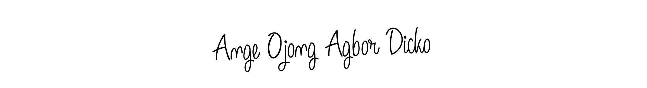 How to Draw Ange Ojong Agbor Dicko signature style? Angelique-Rose-font-FFP is a latest design signature styles for name Ange Ojong Agbor Dicko. Ange Ojong Agbor Dicko signature style 5 images and pictures png