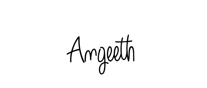 How to make Angeeth signature? Angelique-Rose-font-FFP is a professional autograph style. Create handwritten signature for Angeeth name. Angeeth signature style 5 images and pictures png