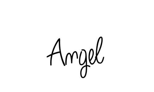 The best way (Angelique-Rose-font-FFP) to make a short signature is to pick only two or three words in your name. The name Angel include a total of six letters. For converting this name. Angel signature style 5 images and pictures png