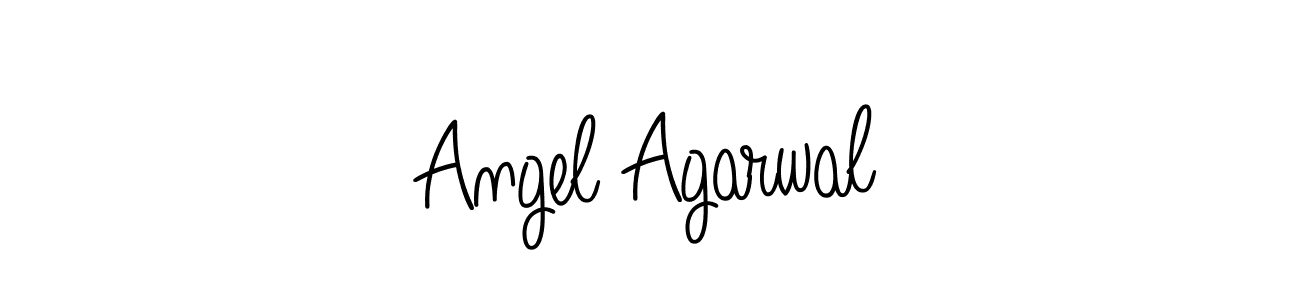 How to make Angel Agarwal signature? Angelique-Rose-font-FFP is a professional autograph style. Create handwritten signature for Angel Agarwal name. Angel Agarwal signature style 5 images and pictures png