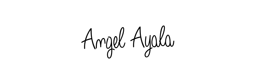 Create a beautiful signature design for name Angel Ayala. With this signature (Angelique-Rose-font-FFP) fonts, you can make a handwritten signature for free. Angel Ayala signature style 5 images and pictures png