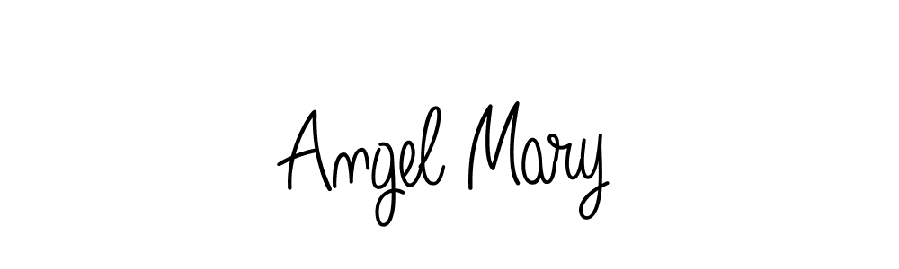 You should practise on your own different ways (Angelique-Rose-font-FFP) to write your name (Angel Mary) in signature. don't let someone else do it for you. Angel Mary signature style 5 images and pictures png