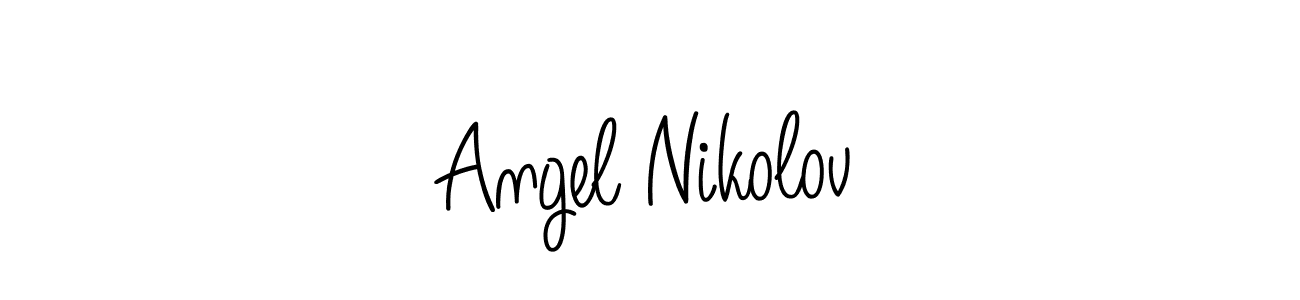 Also You can easily find your signature by using the search form. We will create Angel Nikolov name handwritten signature images for you free of cost using Angelique-Rose-font-FFP sign style. Angel Nikolov signature style 5 images and pictures png