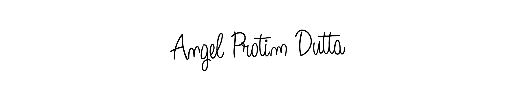 How to make Angel Protim Dutta signature? Angelique-Rose-font-FFP is a professional autograph style. Create handwritten signature for Angel Protim Dutta name. Angel Protim Dutta signature style 5 images and pictures png