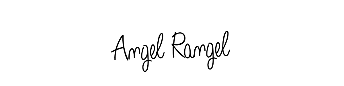 Angel Rangel stylish signature style. Best Handwritten Sign (Angelique-Rose-font-FFP) for my name. Handwritten Signature Collection Ideas for my name Angel Rangel. Angel Rangel signature style 5 images and pictures png