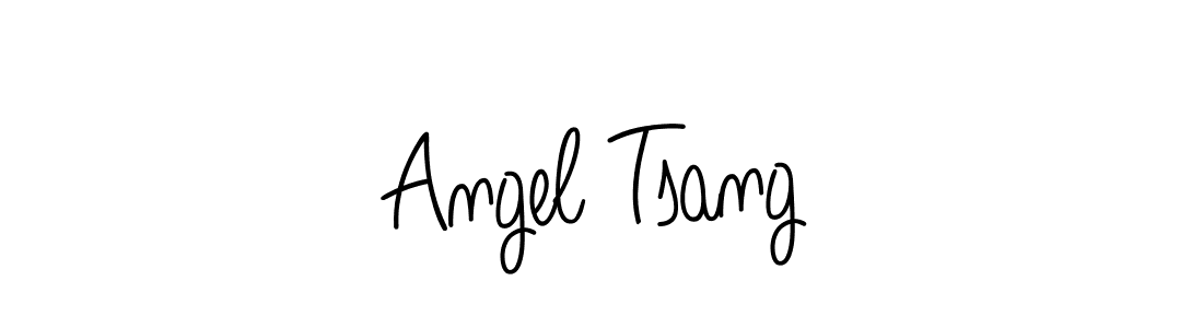 Create a beautiful signature design for name Angel Tsang. With this signature (Angelique-Rose-font-FFP) fonts, you can make a handwritten signature for free. Angel Tsang signature style 5 images and pictures png